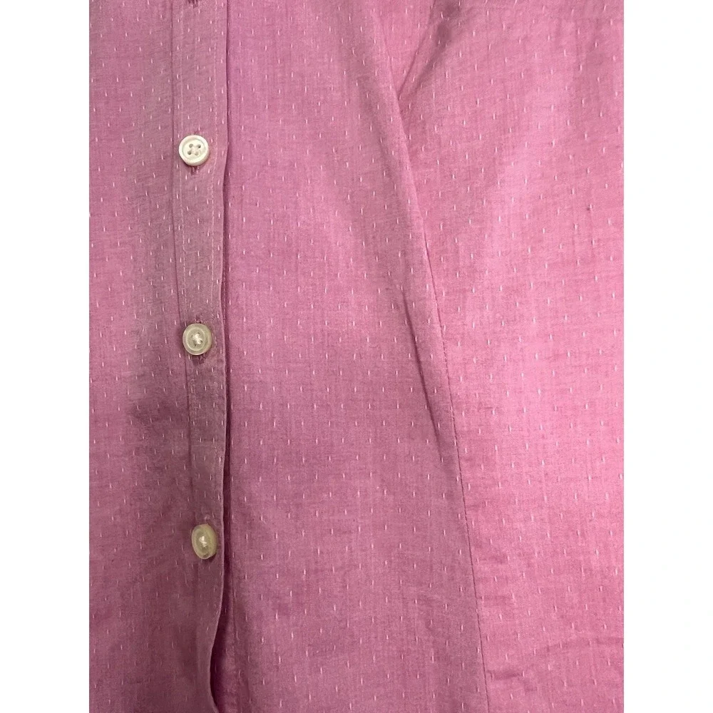 Banana Republic Women's Button Up Blouse Size 4 Summer Pink - Picture 2 of 6
